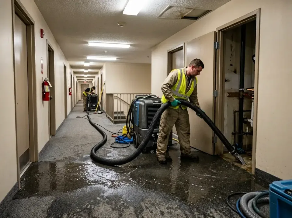 multi-unit-apartment-hallway-f-005 — frequently asked questions, Emergency Burst Pipe Water Extraction & Removal in Wrightsv…